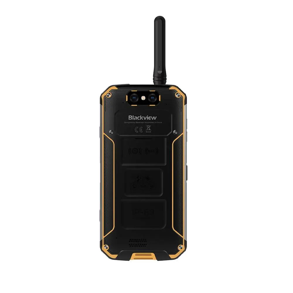 Цвет: желтый Мобильный телефон Blackview BV9500 Pro, 6 ГБ, 128 ГБ, 5,7 дюймов, Android 8,1, Беспроводная зарядка, две sim-карты, смартфон, четыре ядра, 16 Мп, 13 МП, LTE, 4G - Цвет: Цвет: желтый