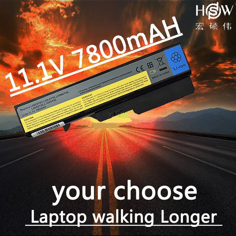 Аккумулятор HSW 9CELL 7800 мАч для ноутбука lenovo G460 G470 Z460 Z470 G560 V360 Z560 V560 E47 Z370 Z465 B570 B575 V470