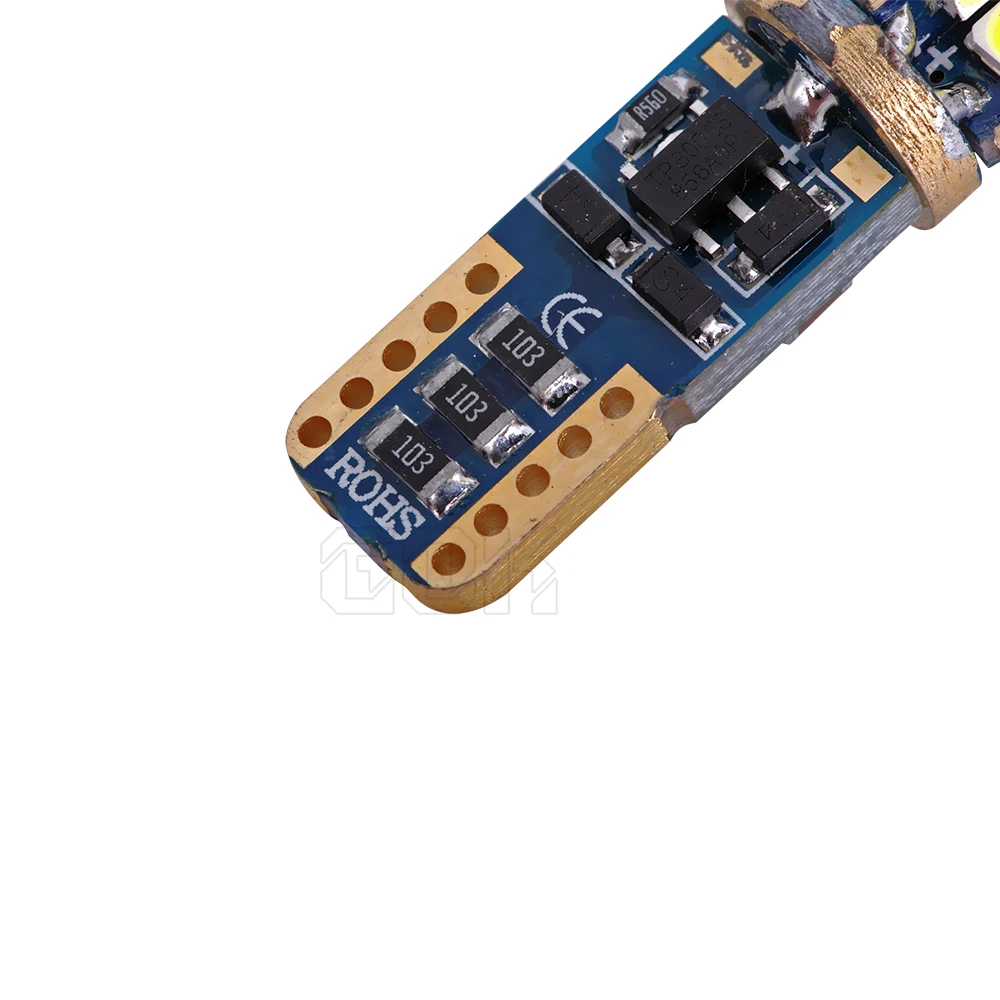 4 шт. Новый W5W T10 светодиодный Canbus без Ошибок t10 10SMD 3030 6000K белый интерьер