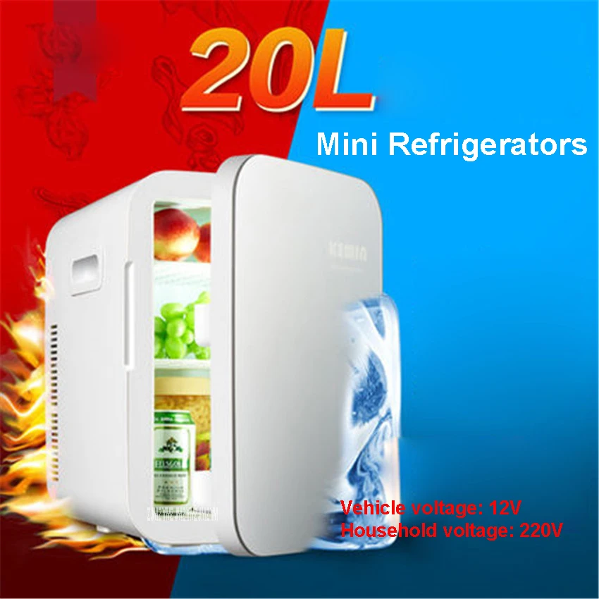 

Multifunction Mini Fridge Portable Car 12 V 20L Auto Travel Refrigerator Quality ABS Cool and Heat Home Cooler Freezer Warmer