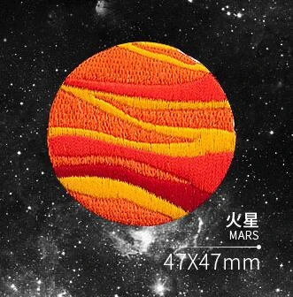 ZOTOONE 12 стилей железная Вселенная подвеска в виде космонавта и планеты патч-наклейки нашивки для одежды вышивка патч планета D1 - Цвет: Антикварный цинк