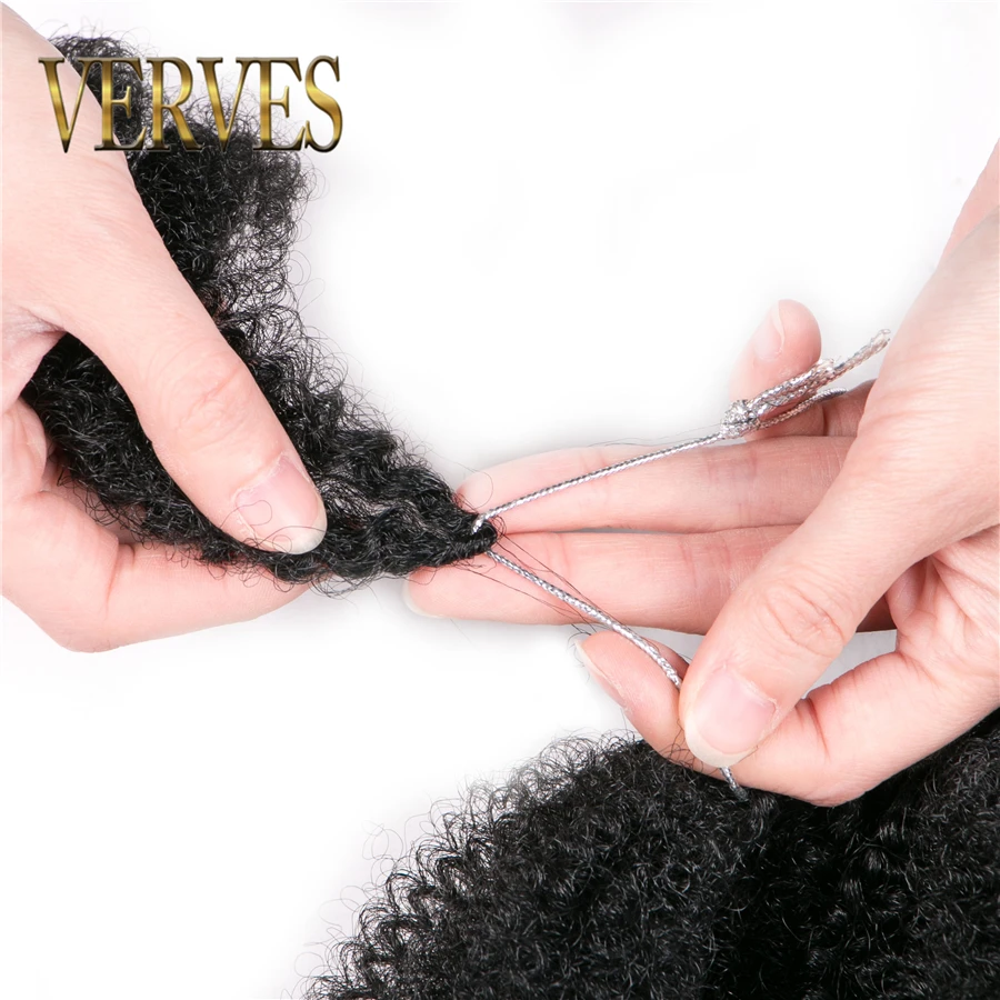 VERVES вязаные волосы для наращивания 8 дюймов синтетические плетеные с эффектом