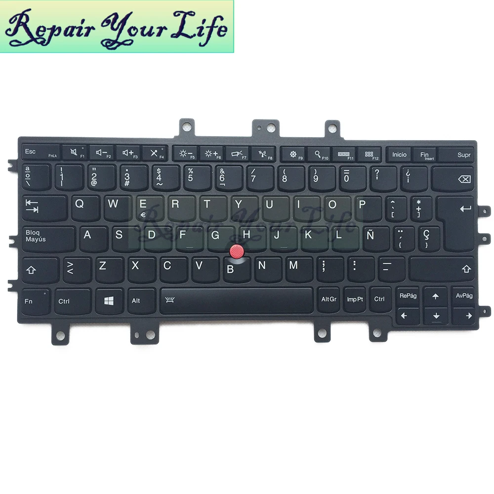 Клавиатура испанская для ноутбука Lenovo Thinkpad Helix 2 20CH 20GH Gen SP раскладка оригинальная