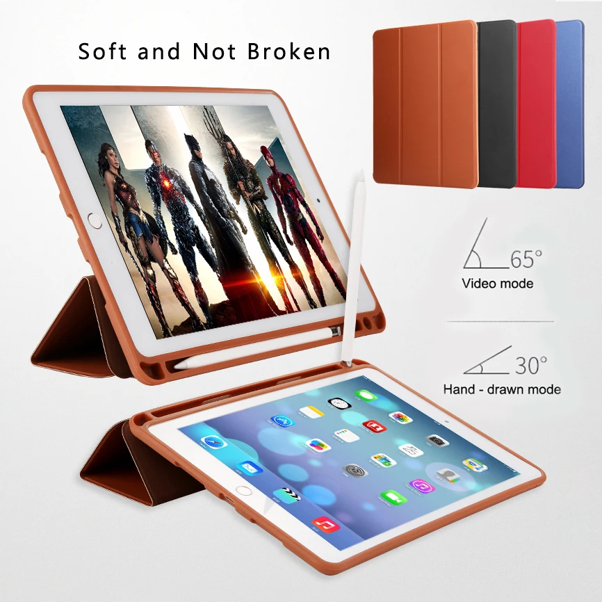 Смарт чехол SZEGYCHX из искусственной кожи для APPle iPad Pro 12 9 дюйма (2017 Новый) A1670 A1671