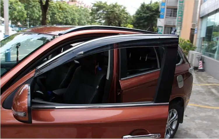 Козырёк для окна Mitsubishi Outlander 2013-2015/2016 2017 защита от солнца и дождя | Автомобили