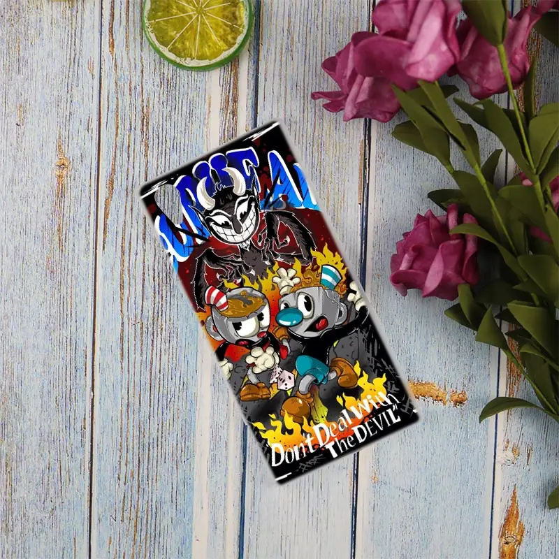 Представляем прозрачный чехол Cuphead для Sony Xperia Z3 Z5 Premium M4 Aqua M5 X XA XA1 C4 C5 E4 E5 XZ XZ2 Compact