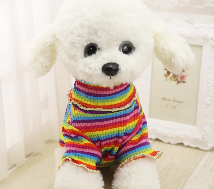 2017 new dogs cats sweaters clothes doggy spring autumn knitted wear costume puppy vest clothing pet dog cat suit 1pcs XS-XXL | Дом и сад