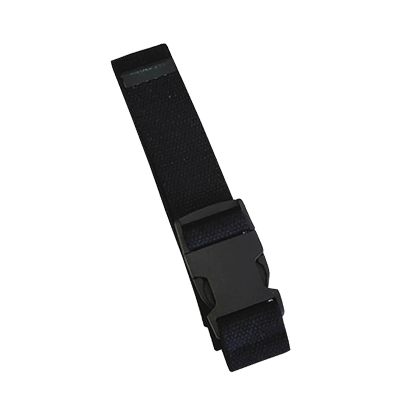 Adults Adjustable All-Match Belt Unisex Korean Style Canvas Belts Vintage Plastic Buckle Elastic Solid Color Long Waistband