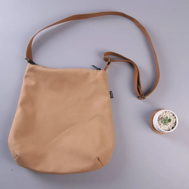 Youda оригинальные холщовые сумки в форме полумесяца однотонные через плечо