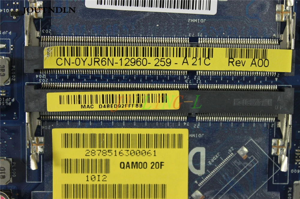 JOUTNDLN для Dell Latitude E6230 Материнская плата ноутбука W/i5-3360M CPU YJR6N 0YJR6N CN-0YJR6N | Компьютеры