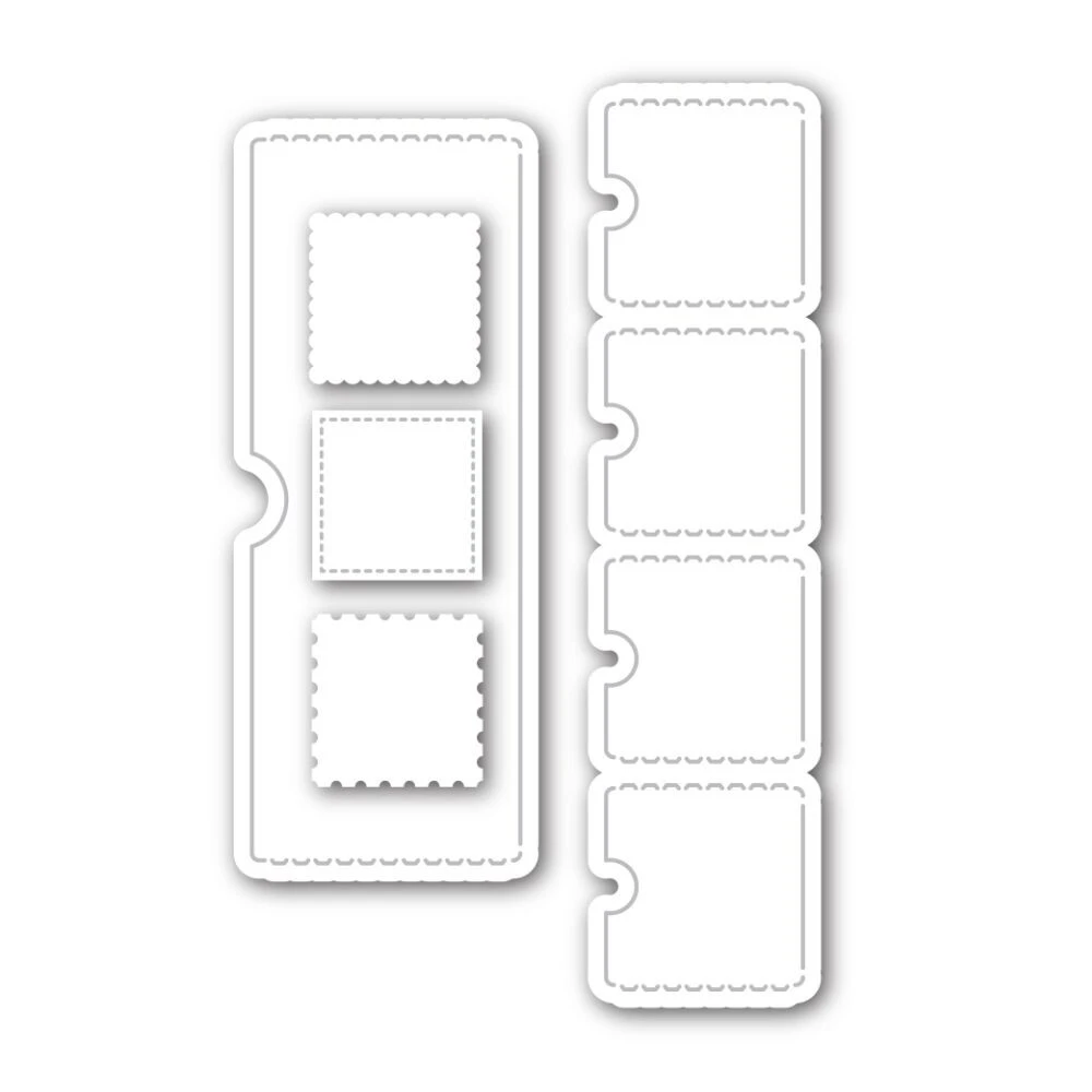 Рип квадраты Прямоугольник Набор металлические режущие штампы трафарет для DIY