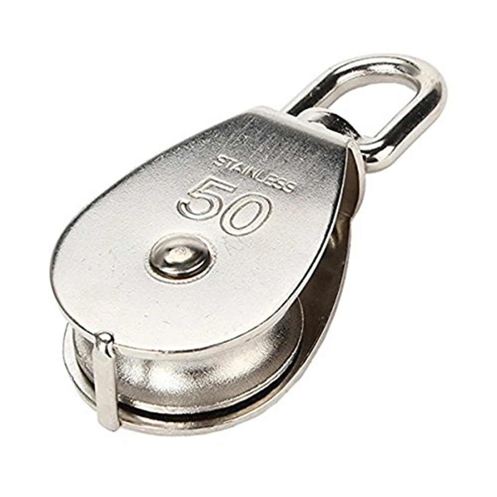 Проволочный шкив из нержавеющей стали M50 сверхмощный Одноколесный поворотный