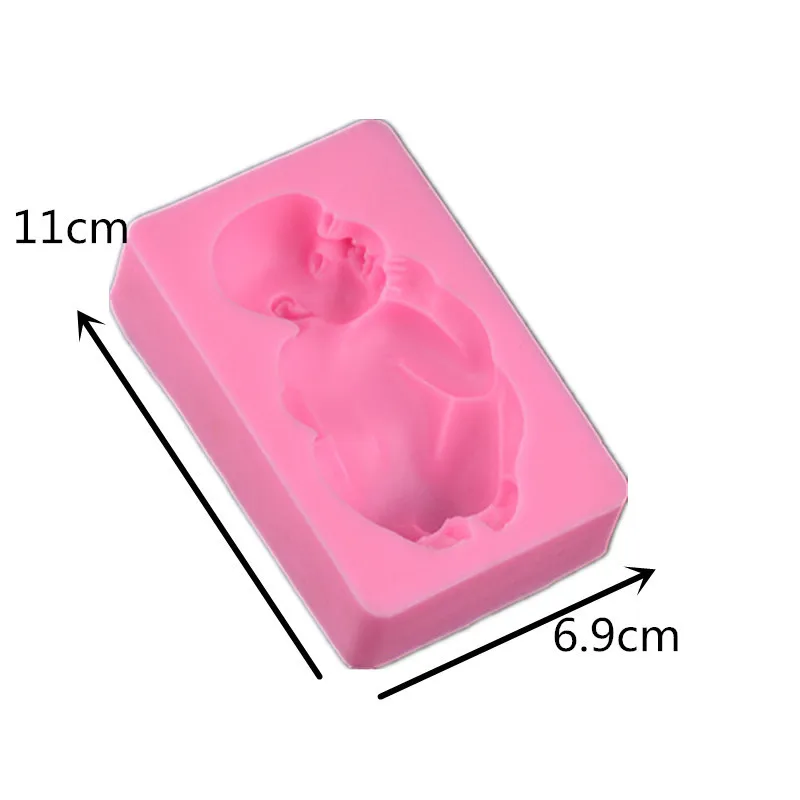 Детские большого размера спящего лица вниз пищевого класса помадка Gunpaste конфета