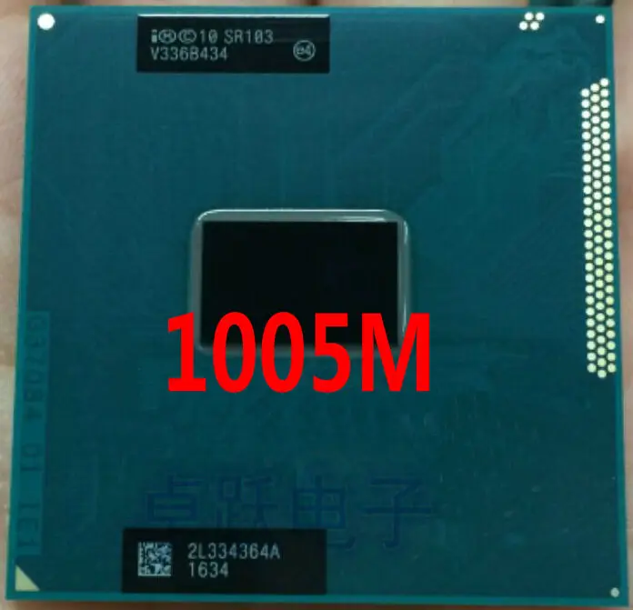 Процессор INTEL 1005M 1 9G/2M SR103 PGA официальная версия рассеянные детали бесплатная