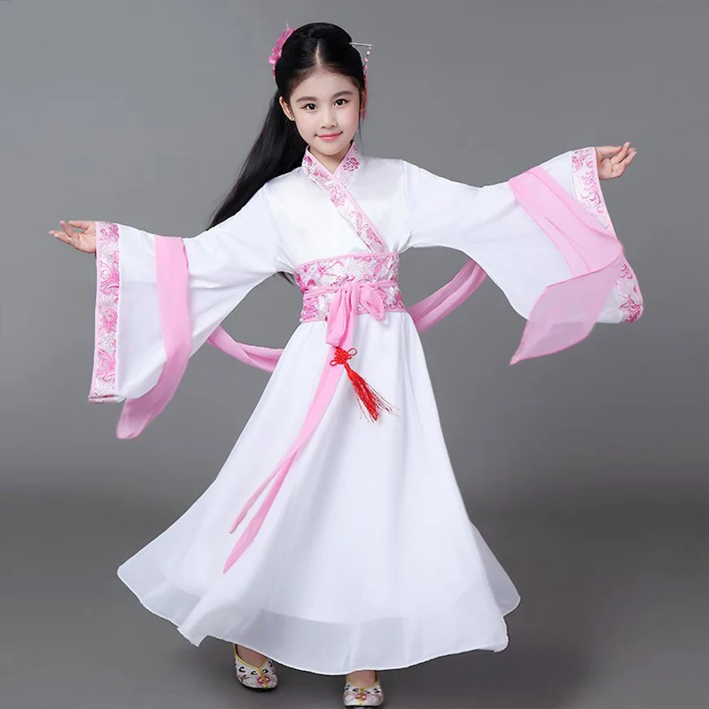 Children Hanfu clothing baby qipao piano dance costume chinese ethnic dress summer floral print style kid | Детская одежда и обувь
