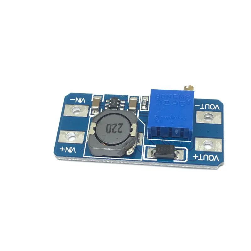 MT3608 DC повышающий усилитель конвертера блок питания адаптер Выход 2A 28V повышающая