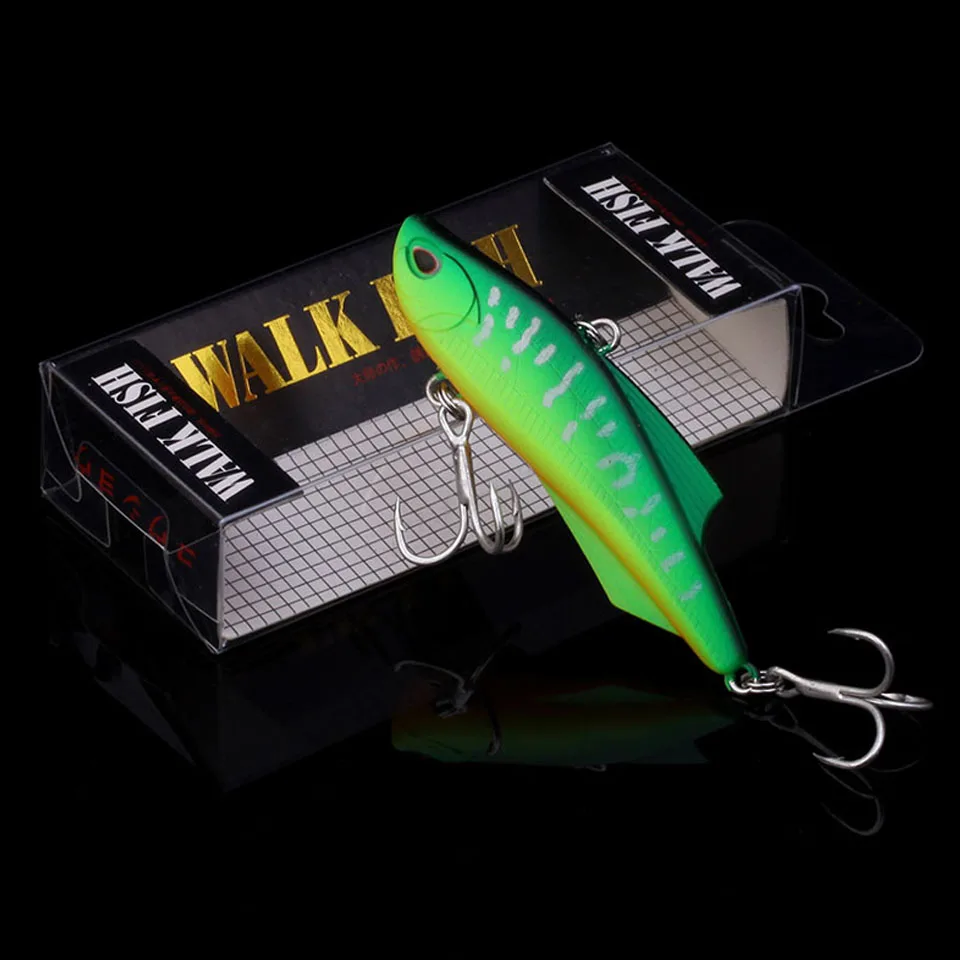 E 5 WALK FISH VIB приманки тонущие рыболовные приманки 7 см 20,6 г жесткие пластиковые искусственные вибрационные зимние ледяные приманка для щуки снасти Isca - Цвет: E 5