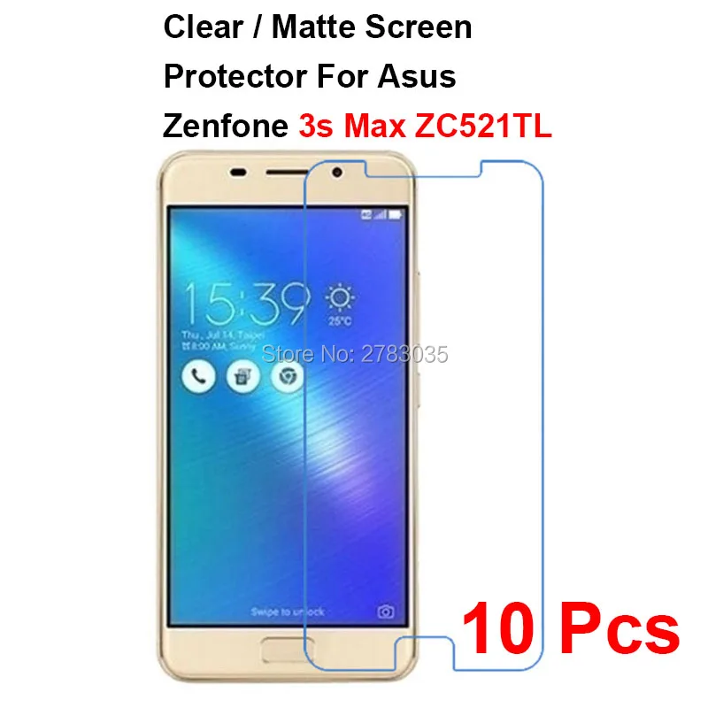 

Прозрачная/Антибликовая матовая защитная пленка HD для Asus Zenfone 3s Max ZC521TL, 10 шт./Лот, защитная пленка (не закаленное стекло)