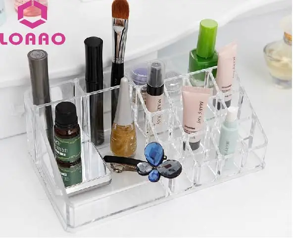 China Brand LOAAO crystal make up cosmetic organizer storage case box Container/bathroom organizer/jewelry | Дом и сад