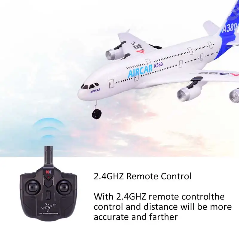 Wltoys XK A120 Airbus A380 модель самолета с дистанционным управлением 2,4G 3CH EPP RC самолет с фиксированным крылом RTF RC размах крыльев игрушка