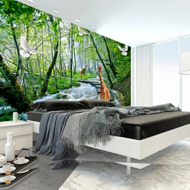 Обои с зеленым мостом жирафом жирафом|Обои| |