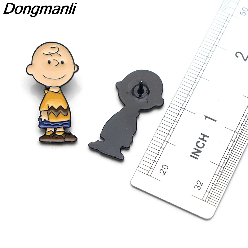 P3580 Dongmanli собаки металлические эмалированные булавки и броши для моды нагрудные булавки рюкзак сумки значок детские подарки