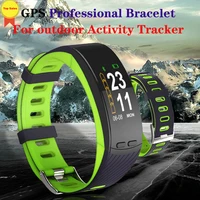 professional gps sport bracelet color display smart band heart rate monitor climb wristband barometer fitness activity tracker