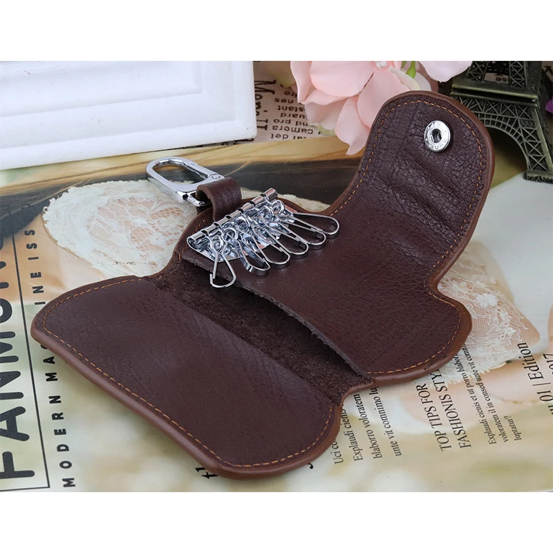 Распродажа кошелек-ключница из натуральной кожи мужской держатель для ключей