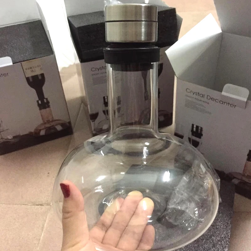 Новый ручной работы Винный Графин стекло Вино Шампанское виски контейнер