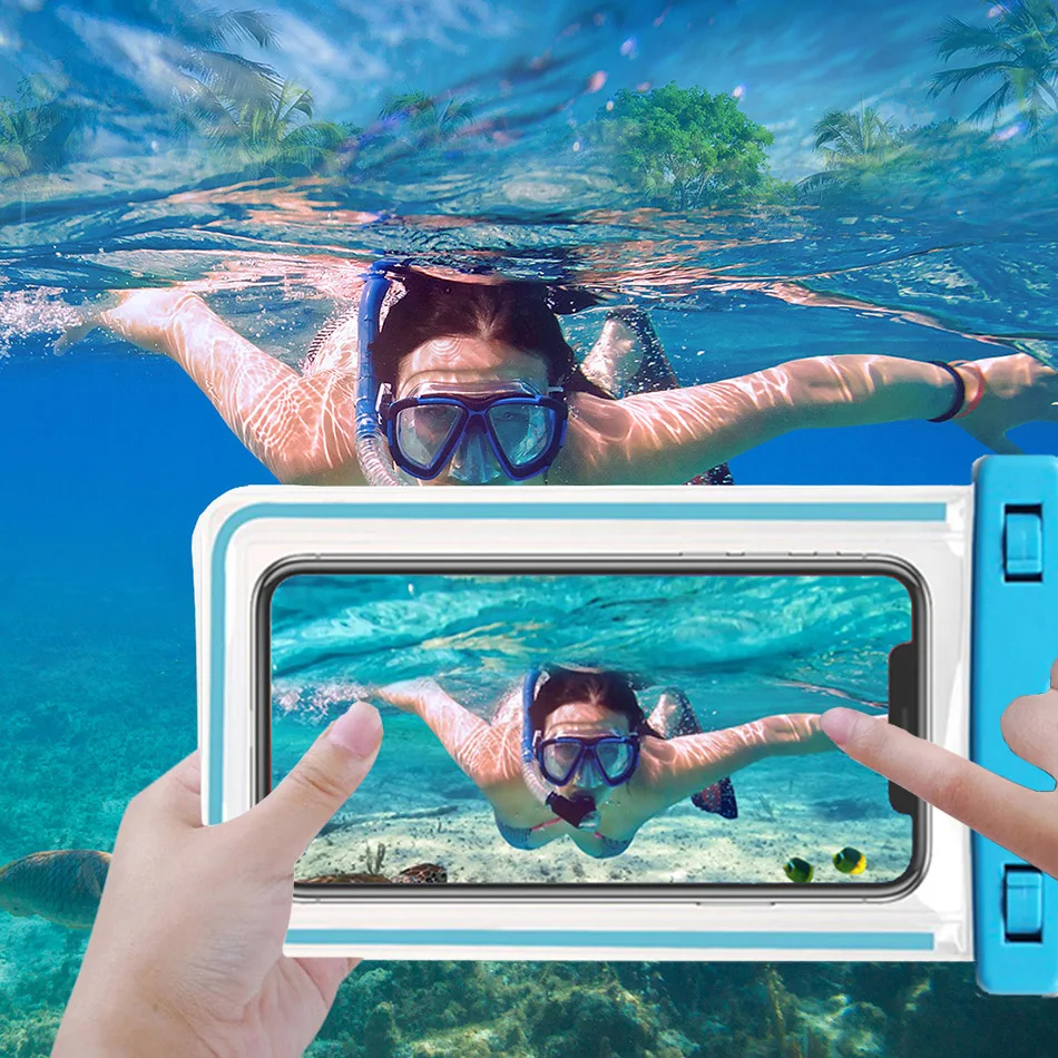 

Universal Waterproof Phone Case Water Proof Bag For iPhone 13 Pro Max 12 11 Huawei P30 Pro Honor 10 8 Dry Cover Transparent Case