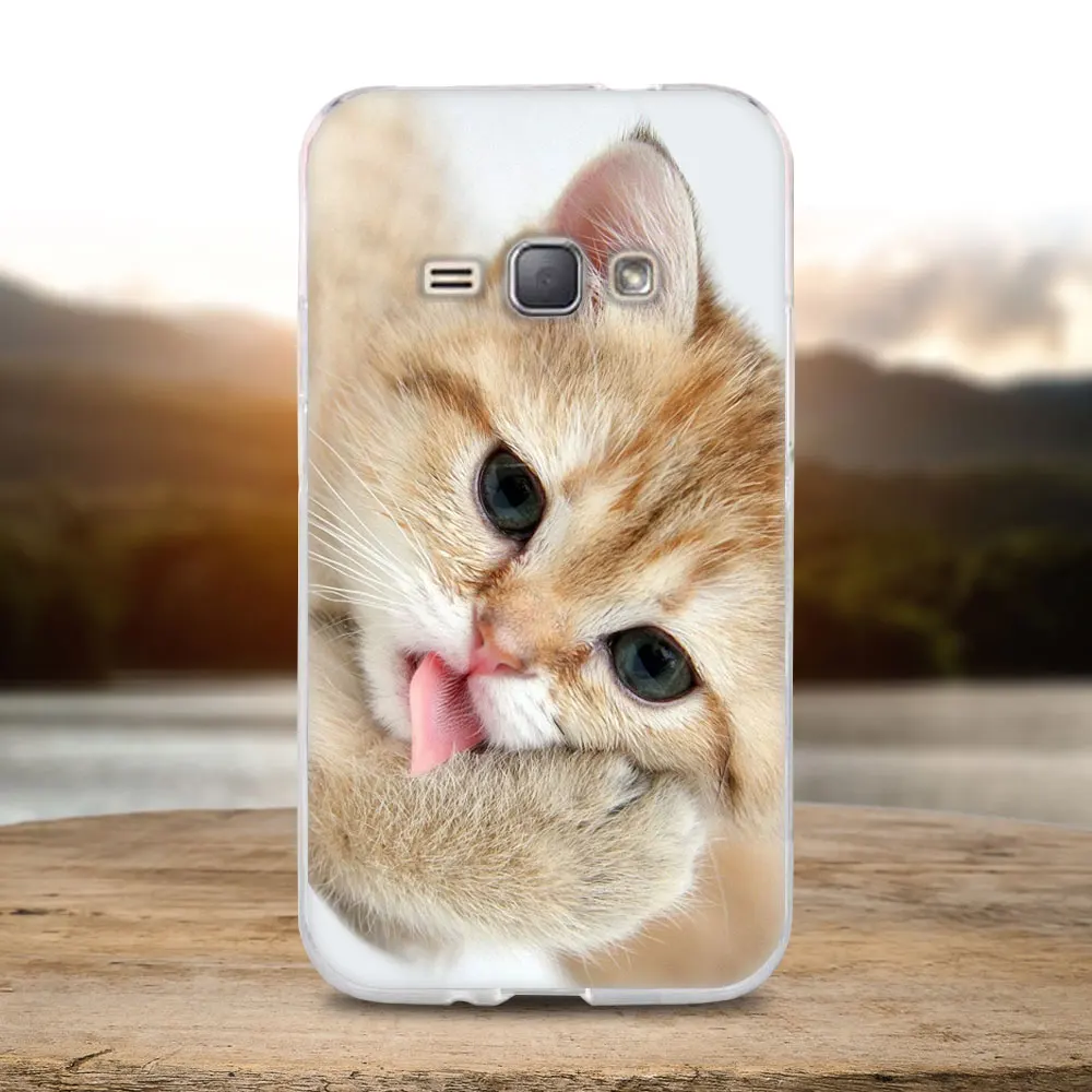 Bresak для Samsung Galaxy J1 2016 J120 J120F случае 4.5 &quotкрышка силиконовый 3D Coque Fundas j1 6 sm-j120f/DS |
