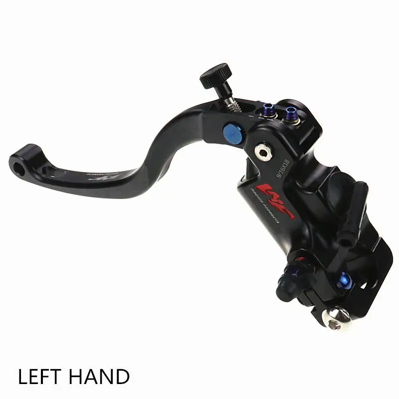 BLACK LEFT HAND Motorcycle Brake Master Cylinder Brake Lever Pump Racing Quality 16x18mm Universal 7/8" For Honda Yamaha Kawasaki Suzuki Modify - Цвет: BLACK LEFT HAND
