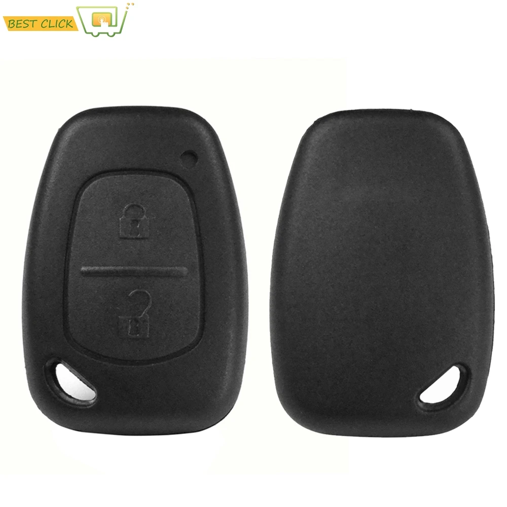 2 кнопки дистанционного ключа автомобиля оболочки чехол Fob для Renault Kangoo Traffic Master