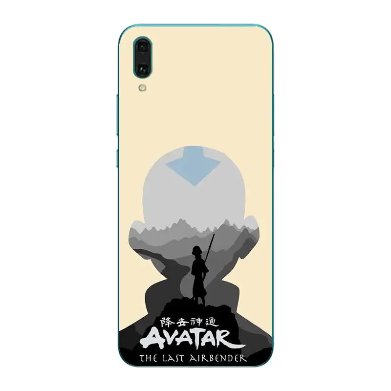 N256 Аватар Aang Мягкий ТПУ силиконовый чехол для huawei Y5 Y6 Y7 Y9 Prime Pro 2017 2018 2019 |