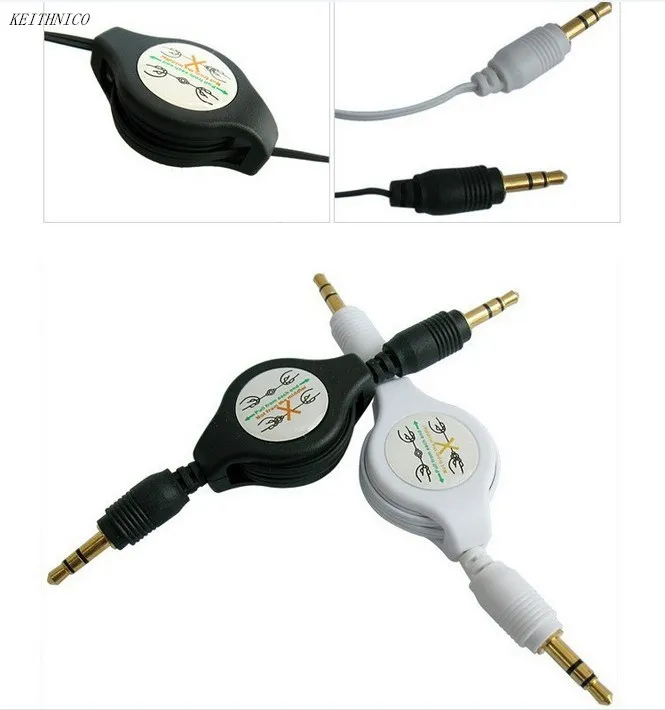 Выдвижной Автомобильный Aux-кабель KEITHNICO 1 шт. аудиокабель со штыревыми
