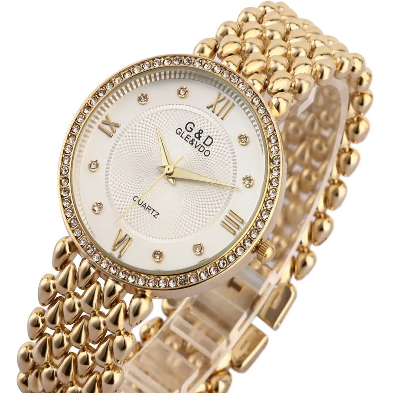 Новинка 2017! Модные женские часы с тонкими стальными кристаллами модные наручные