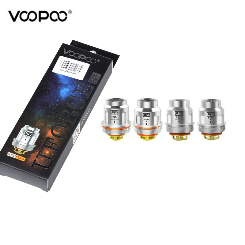 VOOPOO Uforce катушки U2/U4/U6/U8/N1/N2/N3/R1/D4/P2 для T2 бак перетащите 2 Перетащите мини 5 шт./лот |