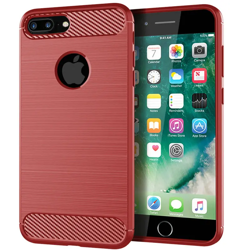 Для Apple iPhone 7 Plus силиконовые панцири бампер противоударный чехол телефонные чехлы