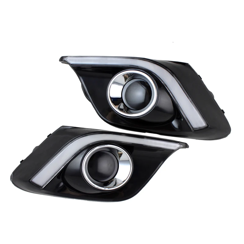 Дневные ходовые огсветильник HAUSNN новые ДХО яркий белый светильник + желтый Тель