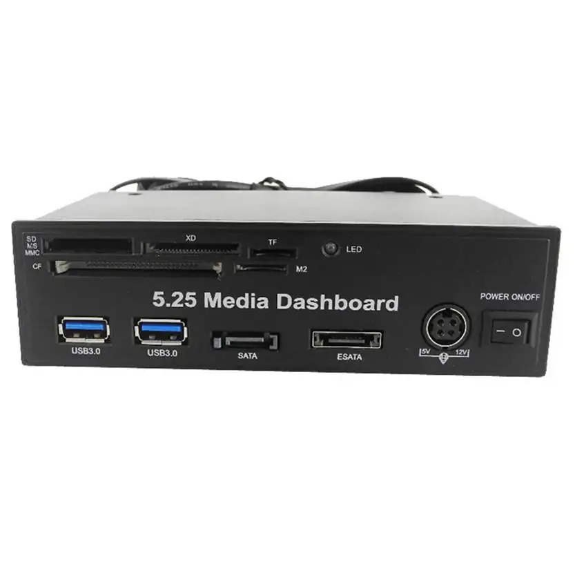 Одежда высшего качества Binmer 5 25 &quotПК медиа панель PCI E порт USB 3 0 HUB все в одной