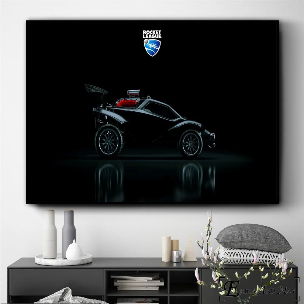 Rocket League автомобили игра обои постер и принт холст настенная художественная живопись картины для спальни украшение домашний Декор без рамки