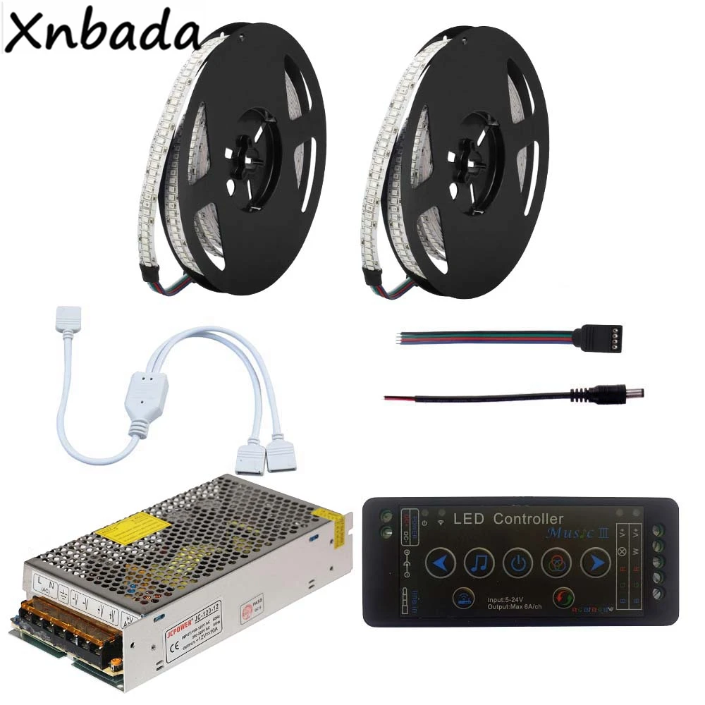 DC12V 2835SMD 234 светодиодов/m цветная (RGB) Светодиодная лента с usb питанием музыкой 3 RGB Led