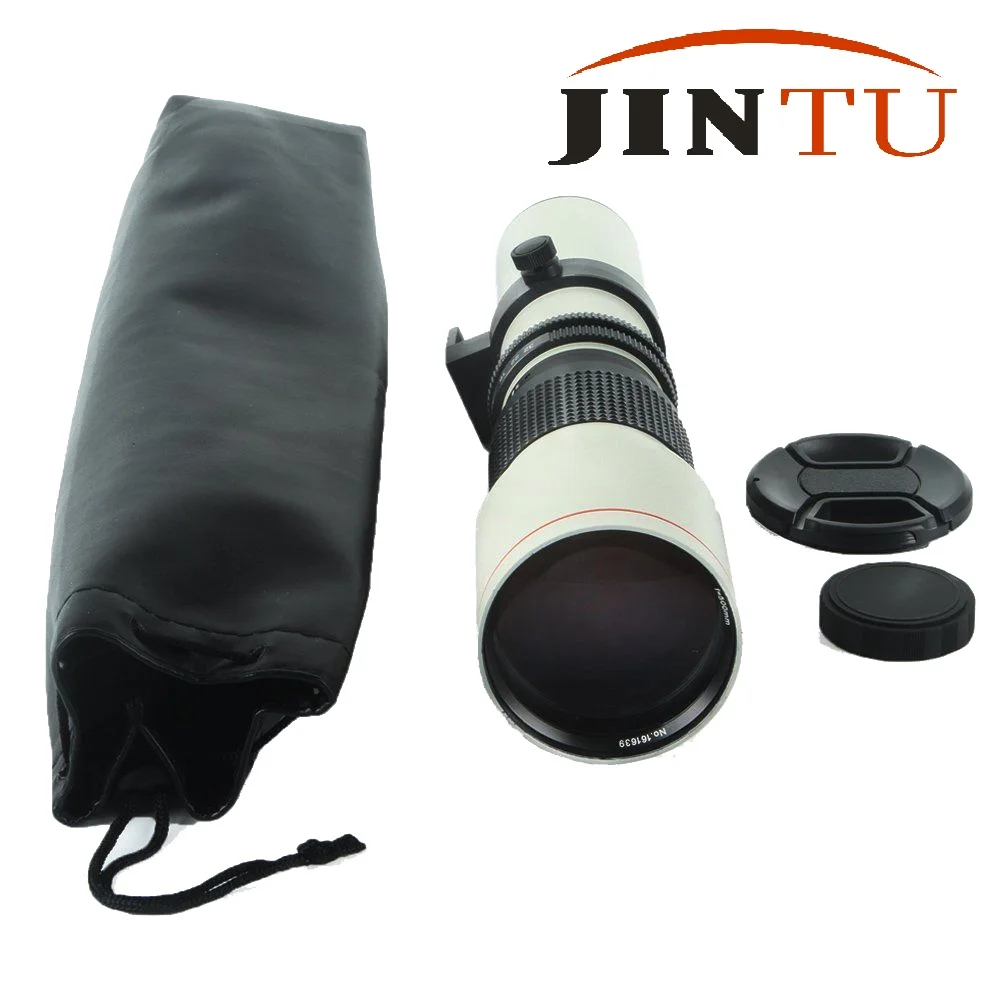 JINTU белый супер 500 мм f/8 0 f8 телеобъектив + t крепление для камеры NIKON D3200 D3300 D3400 D5200 D5300