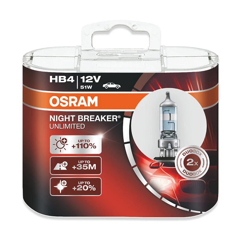 OSRAM 9006 HB4 3600 К ночь выключатель ксенон белый 12 В 51 Вт Автомобиль Галогенные лампы