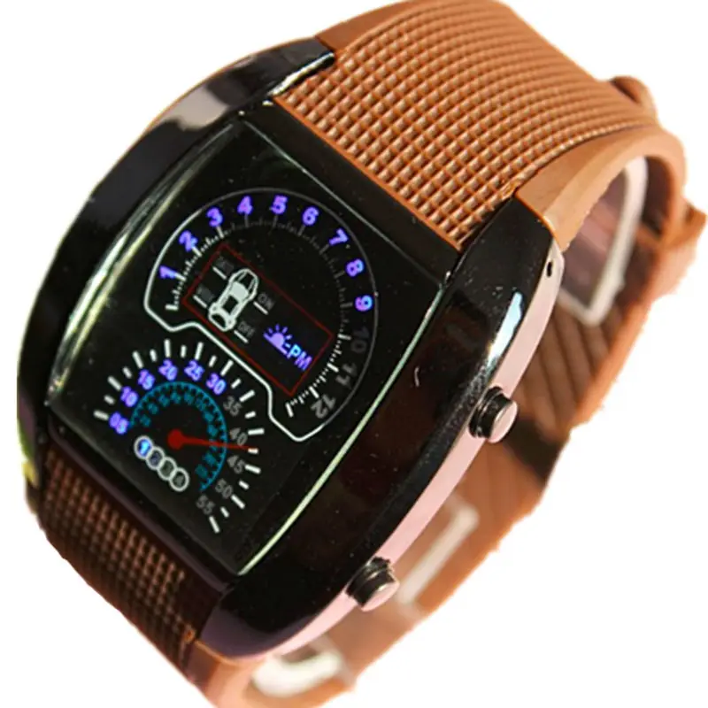 Новые поступления 2018 цифровые часы второго поколения с авиационным дизайном