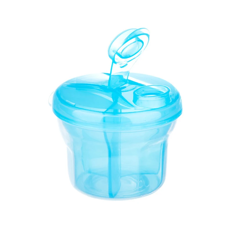 Детский портативный трехсетчатый вращающийся контейнер для сухого Молока Формула хранения держатель для кормления путешествия пищевые добавки ящик с отделениями T0732