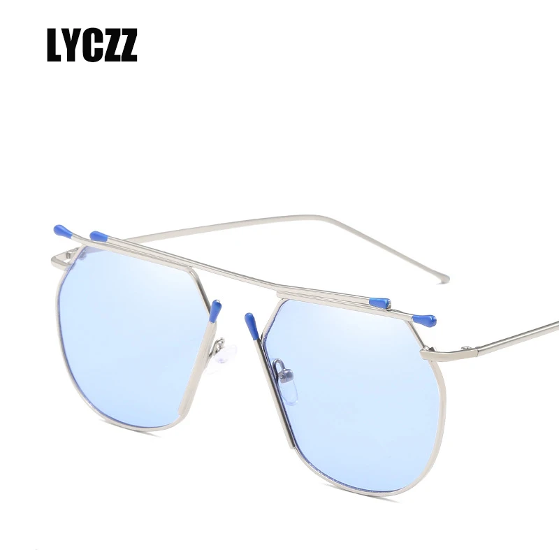 LYCZZ Street Стиль Мода неравномерность солнцезащитные очки Для женщин брендовые