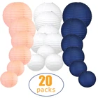 20 шт., светильники разных цветов, 6-12 дюймов