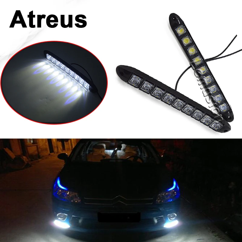 Atreus 2 шт. 9 светодиодный для Lexus Honda Civic Защитные чехлы сидений сшитые специально Opel