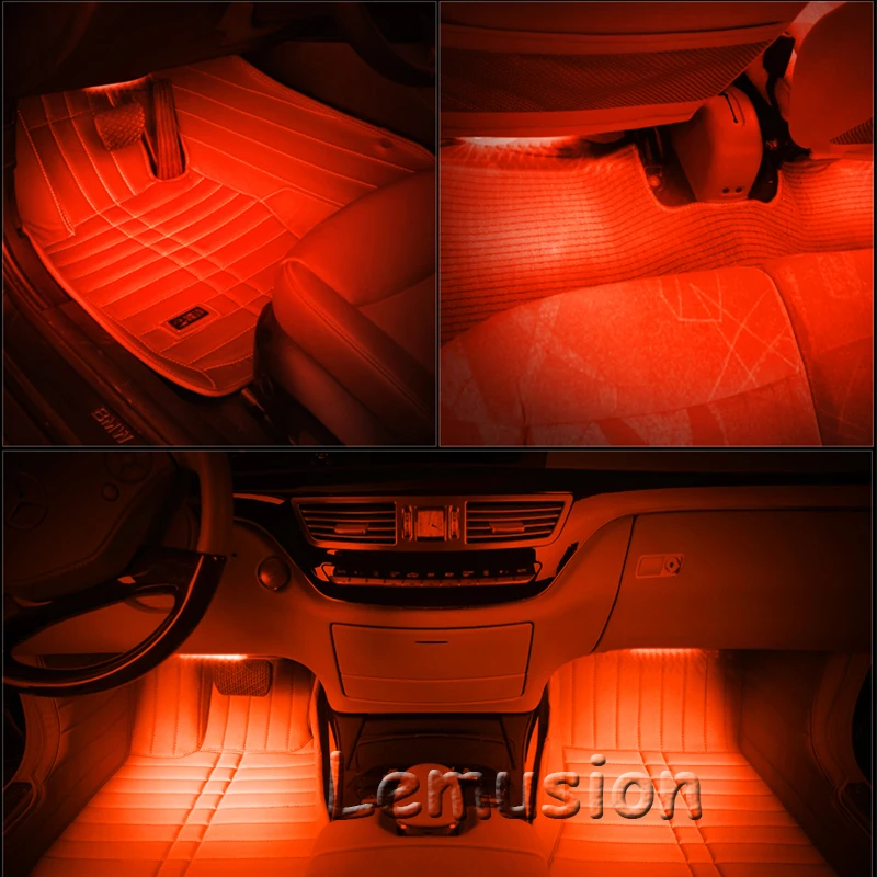 Автомобильная интерьерная атмосферная лампа для Android iOS APP Control Audi A3 A4 B6 B8 B7 B5 A6 C5 C6 Q5